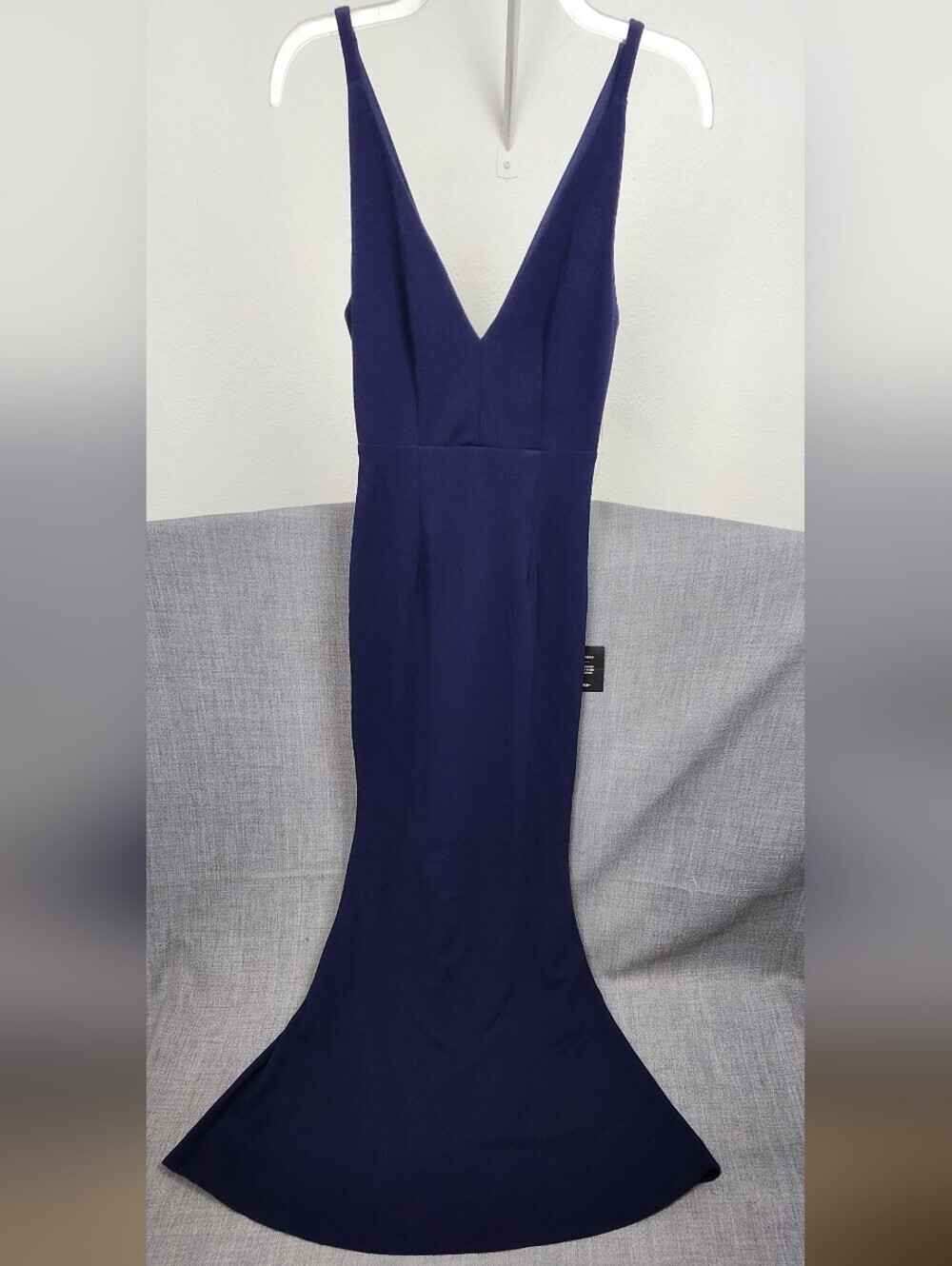 Lulu's Melora Sleeveless Navy Blue Maxi Dress. XS - Picture 2 of 7
